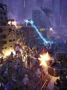 霓虹城的幸存者游戏中的战斗场面